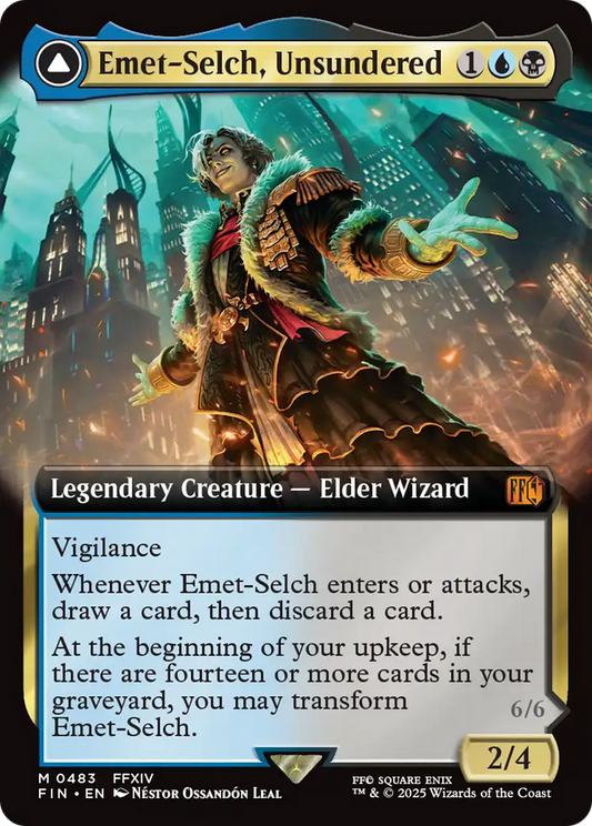 Emet-Selch, Unsundered // Hades, Sorcerer of Eld (FIN-483) (Extended Art)