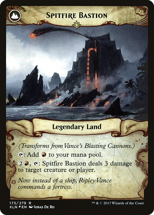 Vance's Blasting Cannons // Spitfire Bastion (PRE-173S) (Foil)