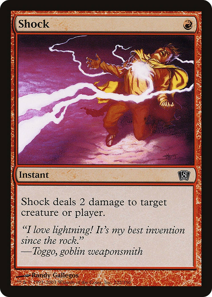 Shock (8ED-222★) (Foil)