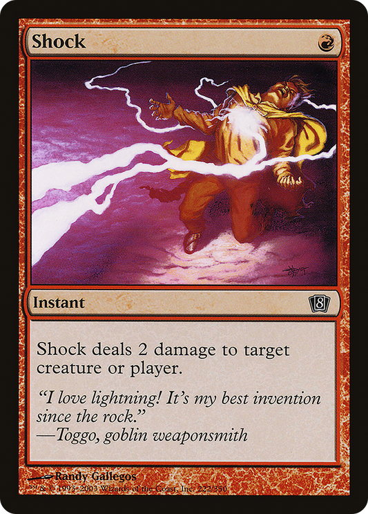 Shock (8ED-222★) (Foil)