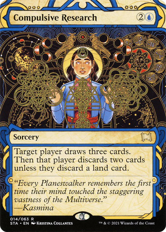 Compulsive Research (STA-014) (Showcase) (Borderless) (Foil)