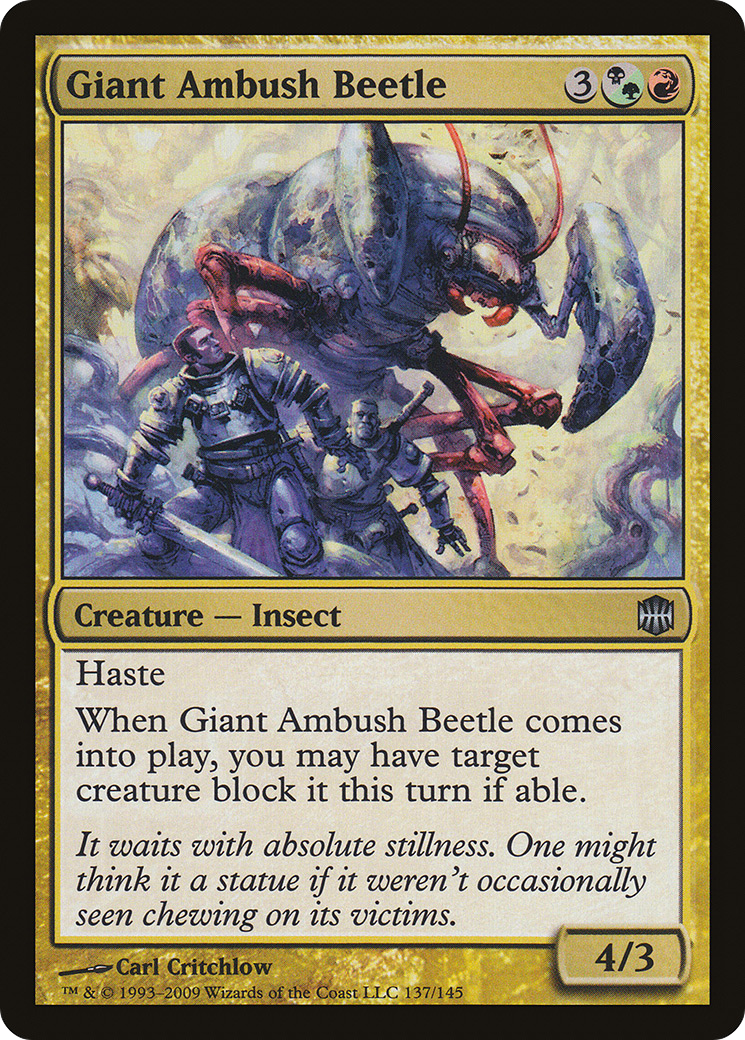 Giant Ambush Beetle (ARB-137) (Foil)