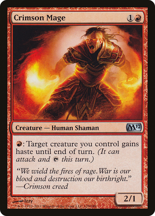Crimson Mage (M12-129) (Foil)
