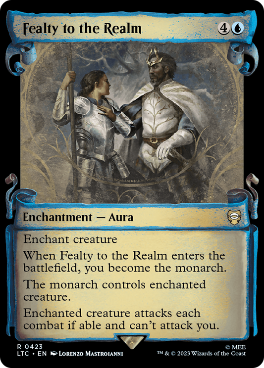 Fealty to the Realm (LTC-423) (Showcase) (Scroll) (Foil)