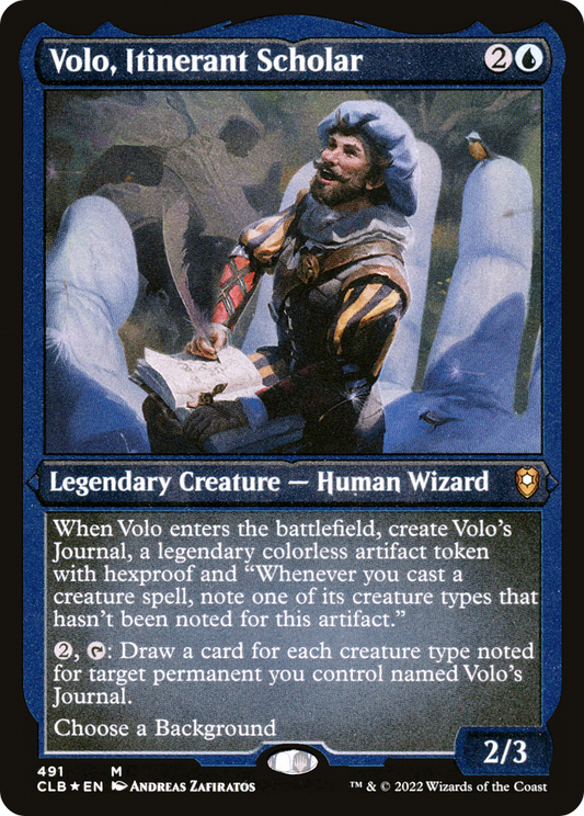 Volo, Itinerant Scholar (CLB-491) (Etched Foil)