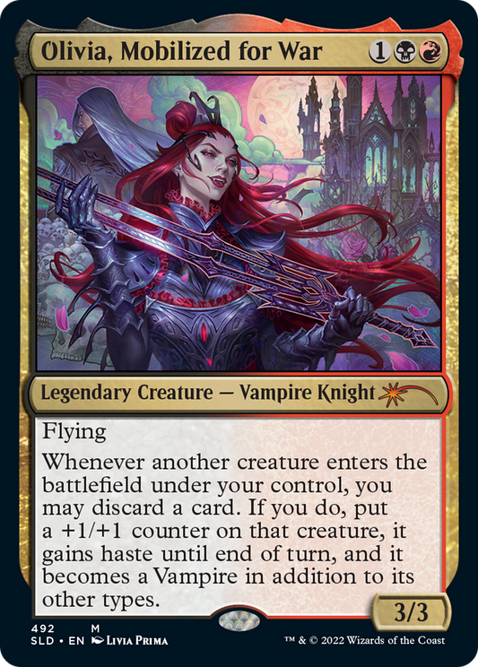 Olivia, Mobilized for War (SLD-492) (Foil)