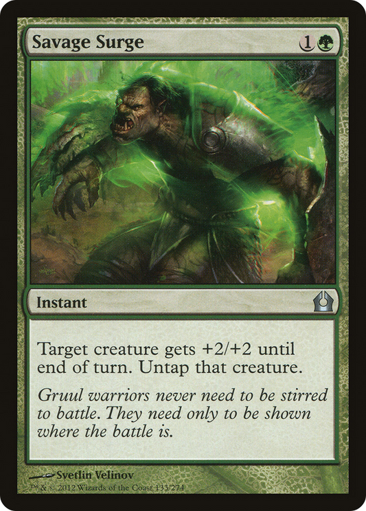 Savage Surge (RTR-133) (Foil)