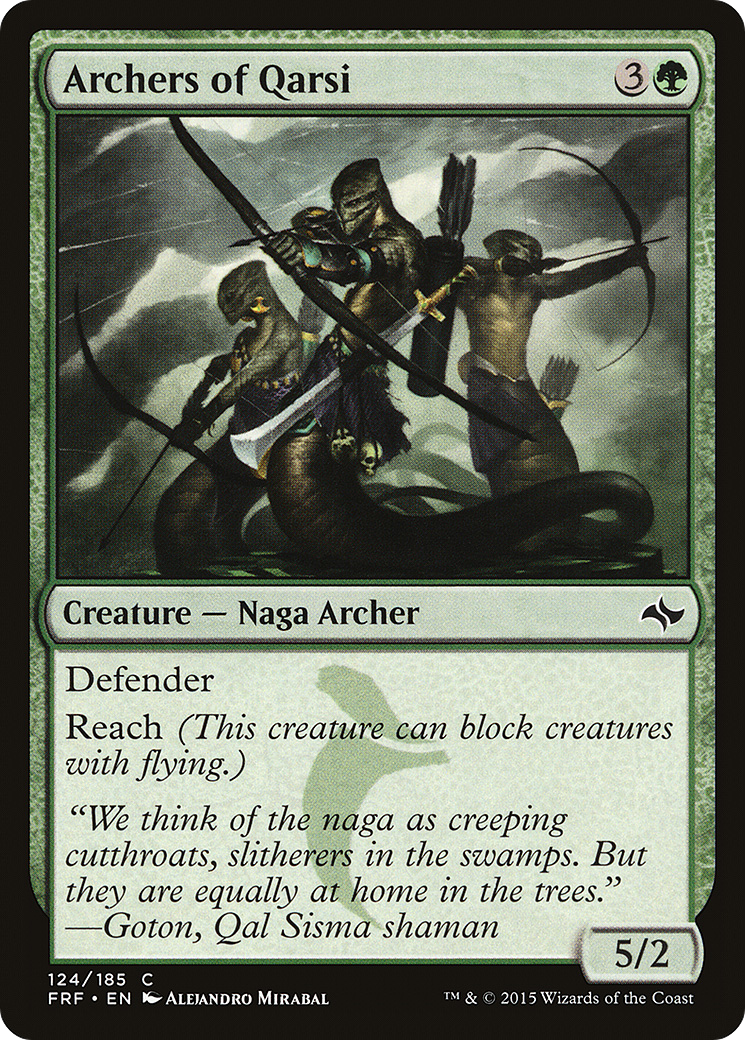 Archers of Qarsi (FRF-124) (Foil)