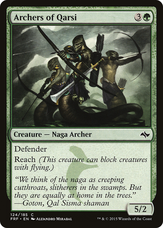Archers of Qarsi (FRF-124) (Foil)