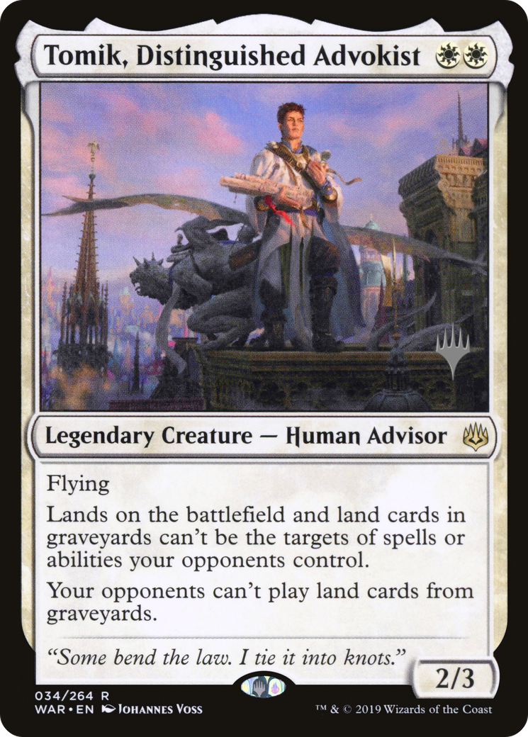 Tomik, Distinguished Advokist (PPELD-34P) (Foil)