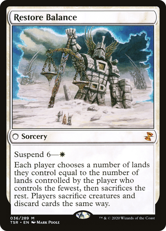 Restore Balance (TSR-036) (Foil)