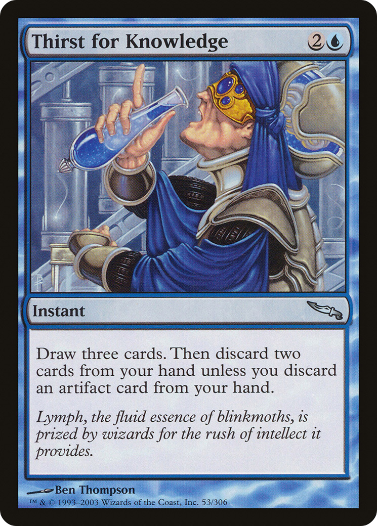 Thirst for Knowledge (MRD-053) (Foil)