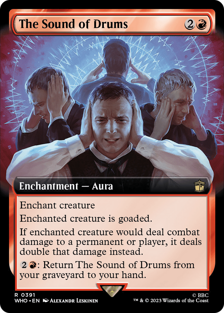 The Sound of Drums (WHO-391) (Extended Art) (Foil)