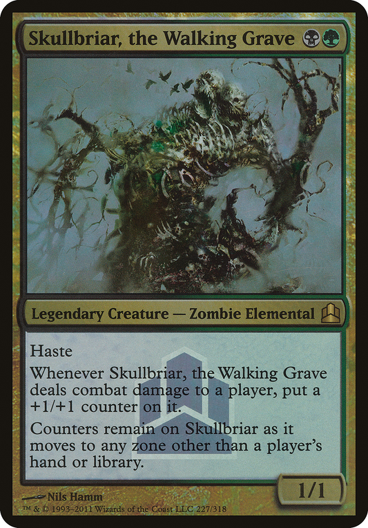 Skullbriar, the Walking Grave (OVER-227) (Foil)