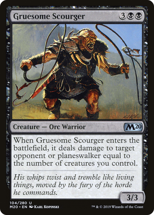 Gruesome Scourger (M20-104) (Foil)