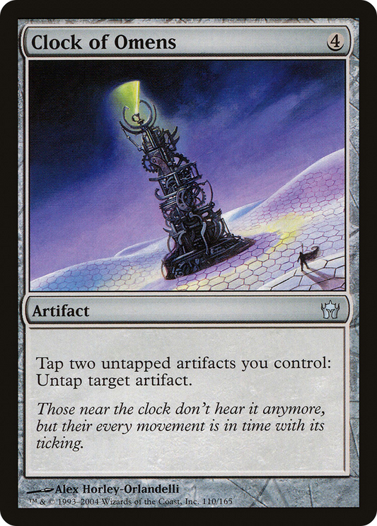 Clock of Omens (5DN-110) (Foil)