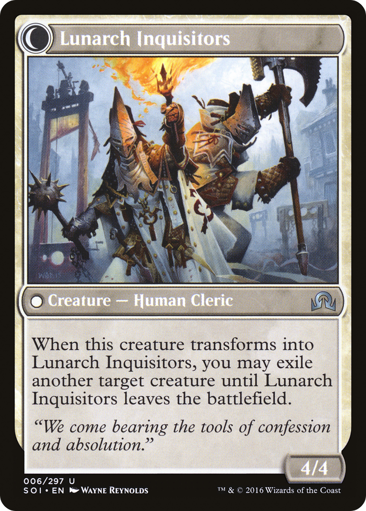 Avacynian Missionaries // Lunarch Inquisitors (SOI-006) (Foil)
