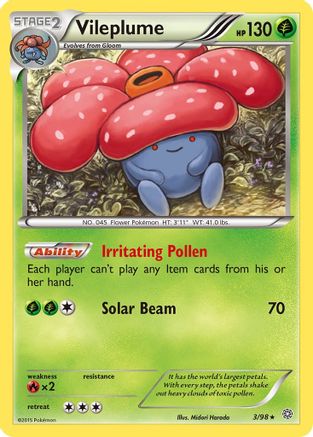 Vileplume (AOR-003) (Reverse Holofoil)