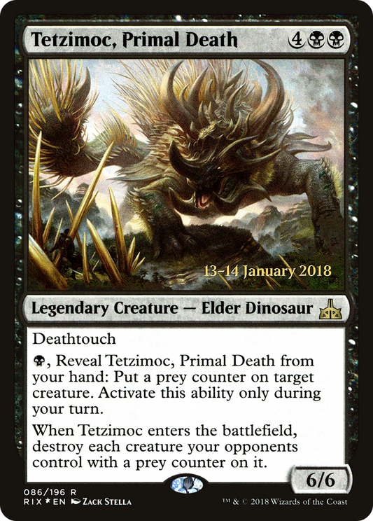 Tetzimoc, Primal Death (PRE-86S) (Foil)
