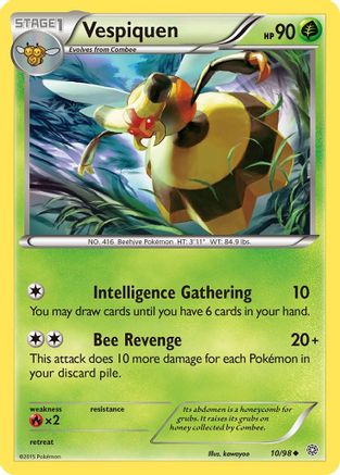 Vespiquen (10) (AOR-010) (Reverse Holofoil)
