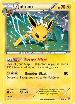 Jolteon (AOR-026) (Reverse Holofoil)