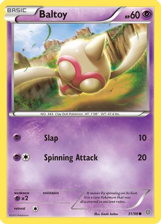 Baltoy (31) (AOR-031) (Reverse Holofoil)