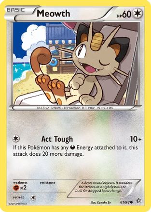 Meowth (AOR-061) (Reverse Holofoil)