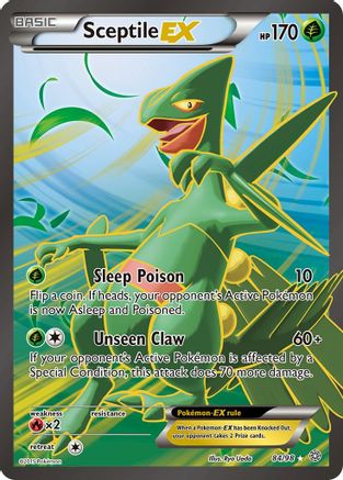 Sceptile EX (84 Full Art) (AOR-) (Holofoil)