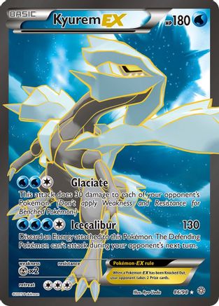 Kyurem EX (86 Full Art) (AOR-) (Holofoil)