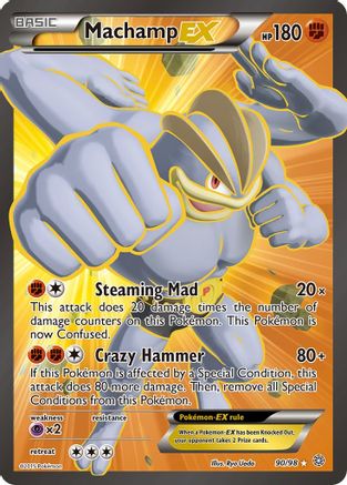 Machamp EX (90 Full Art) (AOR-) (Holofoil)