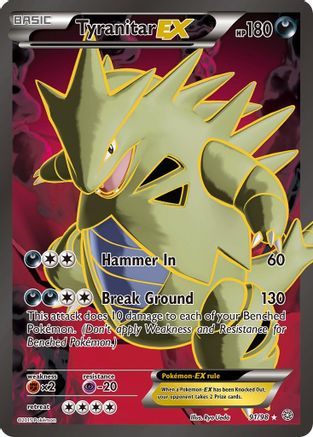 Tyranitar EX (91 Full Art) (AOR-) (Holofoil)