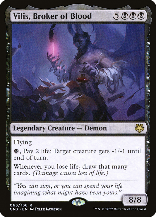 Vilis, Broker of Blood (GN3-063)
