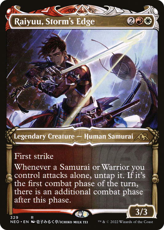 Raiyuu, Storm's Edge (NEO-329) (Showcase) (Foil)