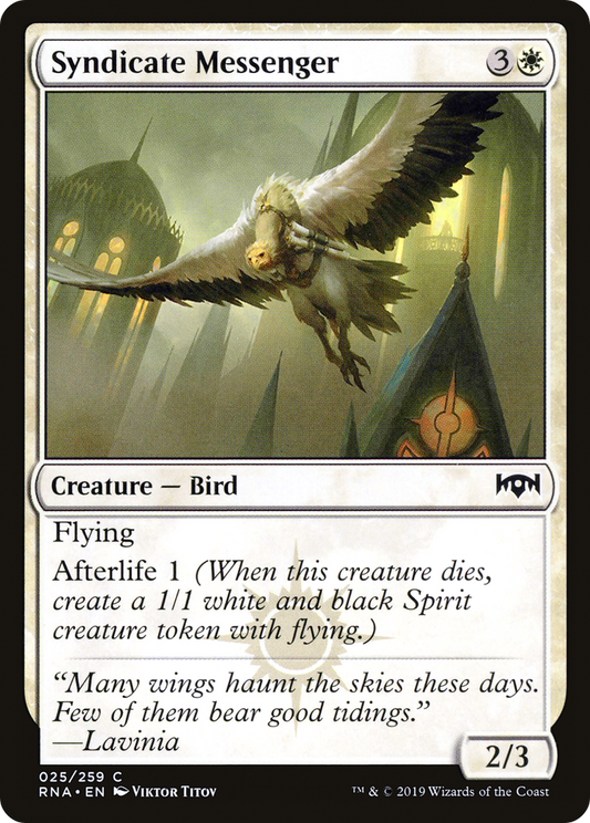 Syndicate Messenger (RNA-025)