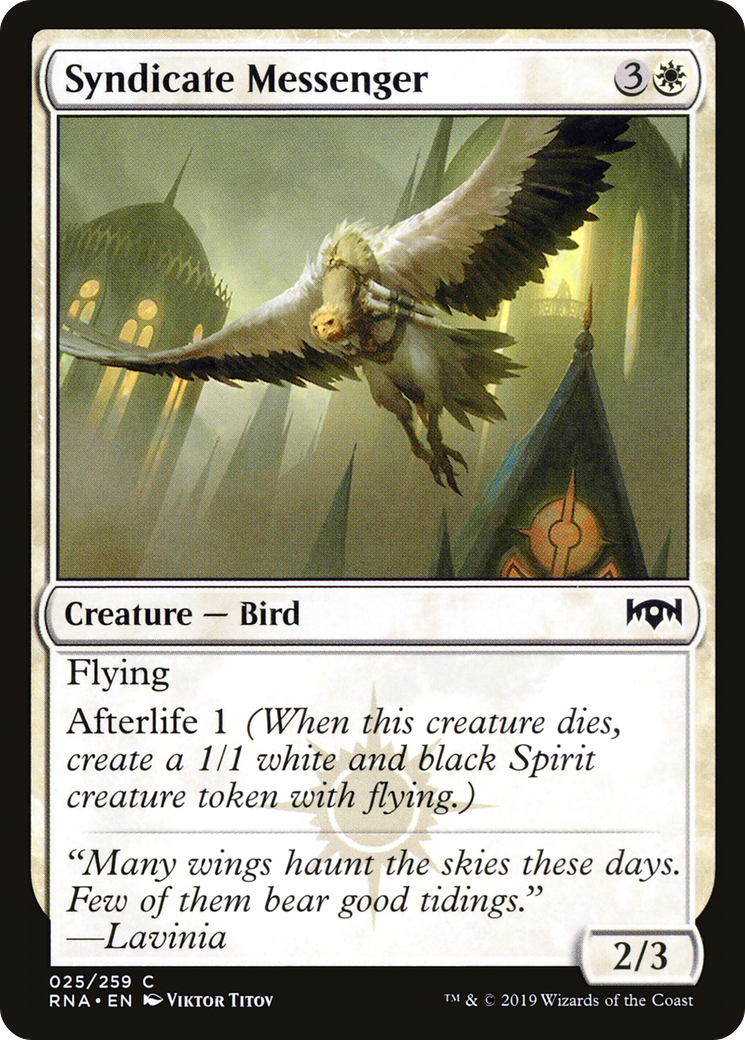 Syndicate Messenger (RNA-025) (Foil)
