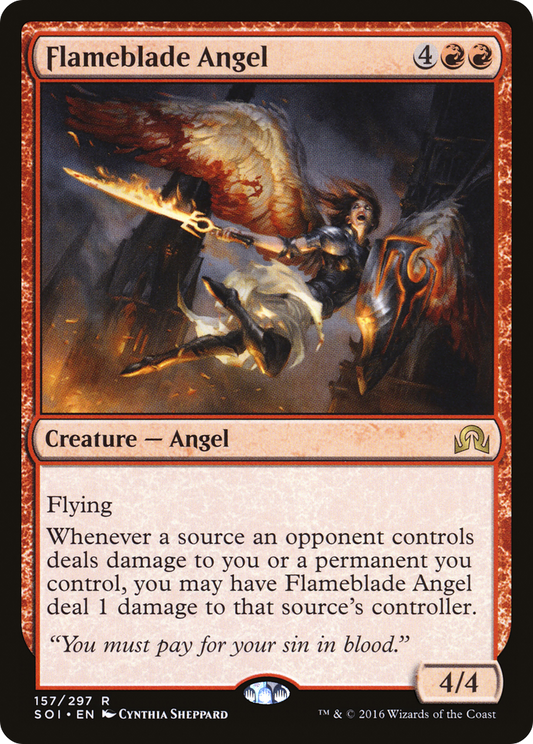 Flameblade Angel (SOI-157) (Foil)