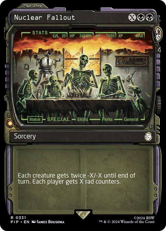 Nuclear Fallout (PIP-331) (Showcase) (Foil)