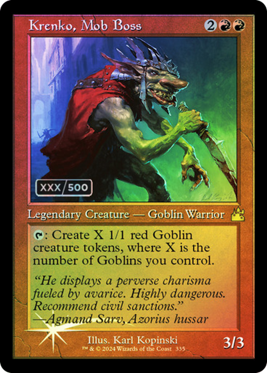 Krenko, Mob Boss (RVR-335Z) (Foil) (Serialized)