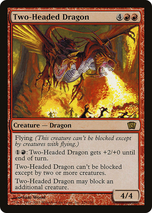 Two-Headed Dragon (8ED-229★) (Foil)