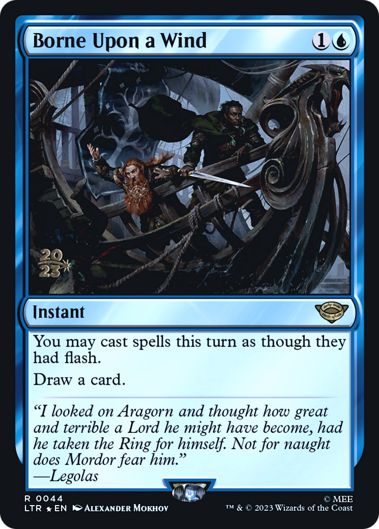 Borne Upon a Wind (PRE-44S) (Foil)