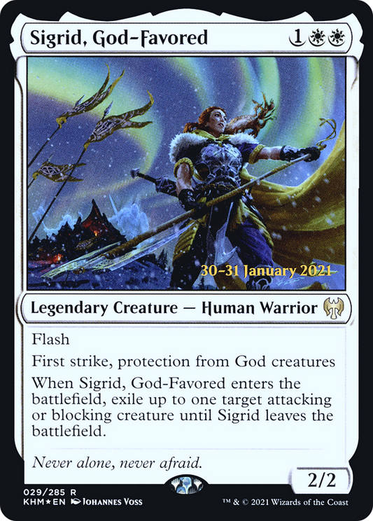 Sigrid, God-Favored (PRE-29S) (Foil)