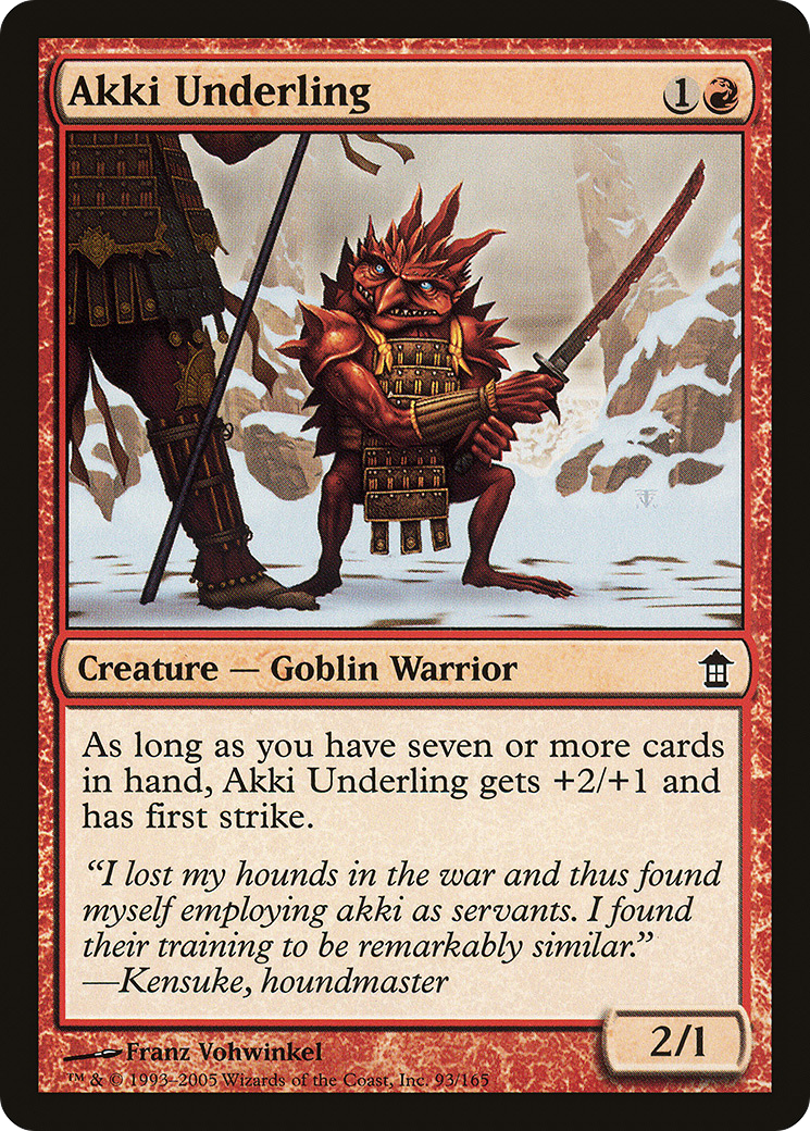 Akki Underling (SOK-093) (Foil)
