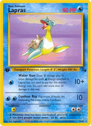 Lapras (25) (FO-025) (1st Edition)