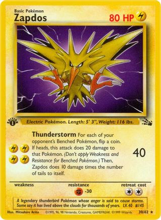 Zapdos (30) (FO-030) (Unlimited)