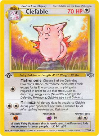 Clefable (17) (JU-017) (Unlimited)