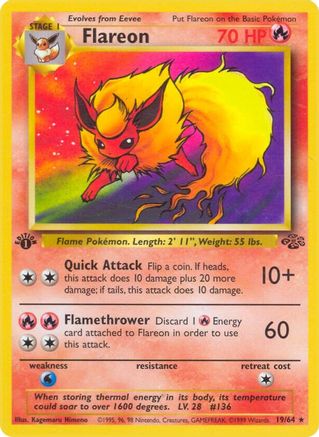 Flareon (19) (JU-019) (Unlimited)