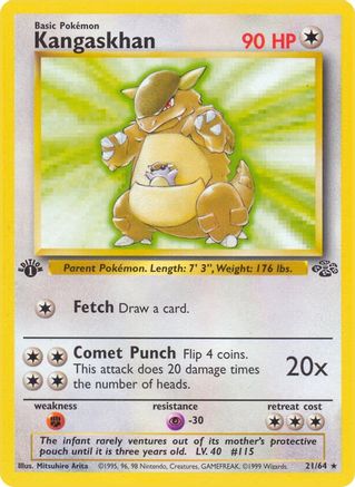 Kangaskhan (21) (JU-021) (1st Edition)