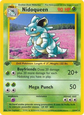 Nidoqueen (23) (JU-023) (1st Edition)