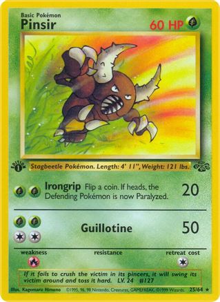 Pinsir (25) (JU-025) (1st Edition)