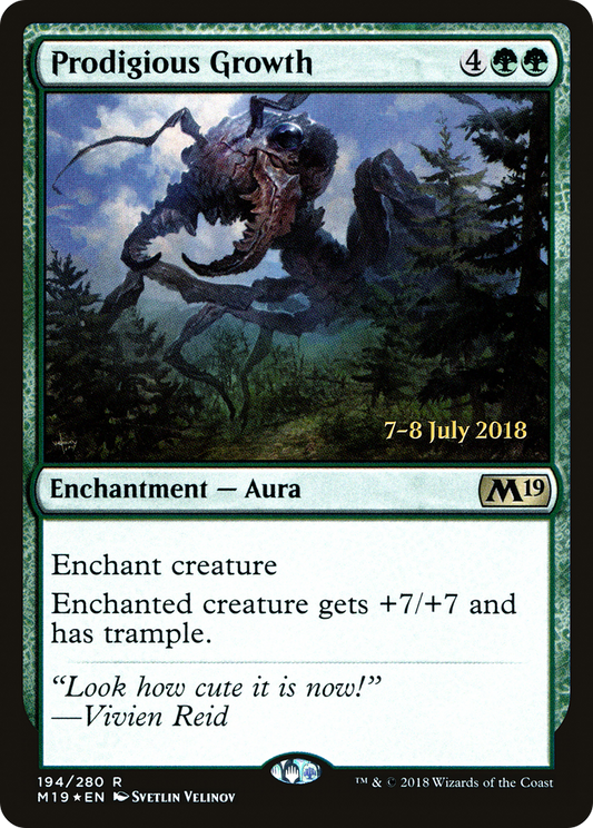 Prodigious Growth (PRE-194S) (Foil)